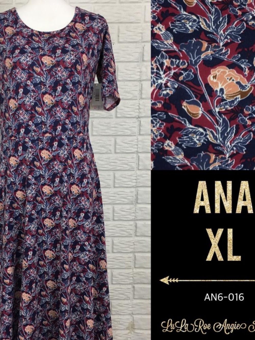 LuLaRoe Ana Maxi Dress